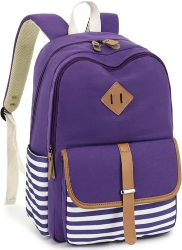 Miniatura 8 de Leaper - mochila escolar para niñas, mochila informal, bolsa de viaje con bolsillos laterales