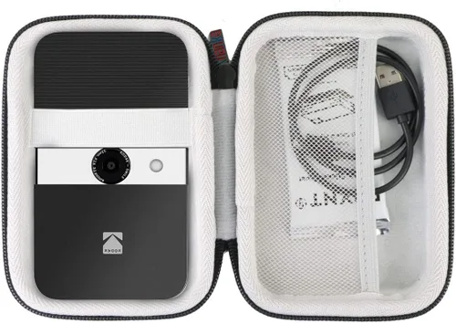 Miniatura 2 de khanka Estuche de viaje rígido de repuesto para cámara digital KODAK Smile Instant Print (negro)