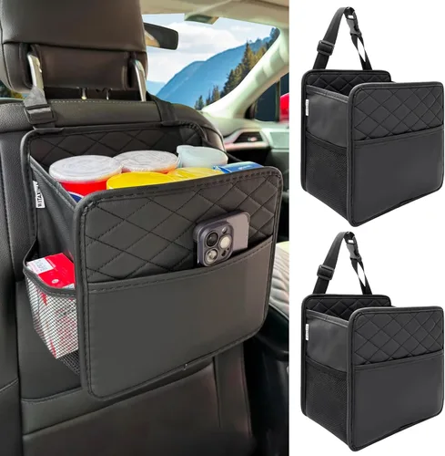 Miniatura 10 de Witaxima Organizador de asiento trasero de automóvil mejorado con bolsillos de almacenamiento, organizador multiusos para colgar del automóvil