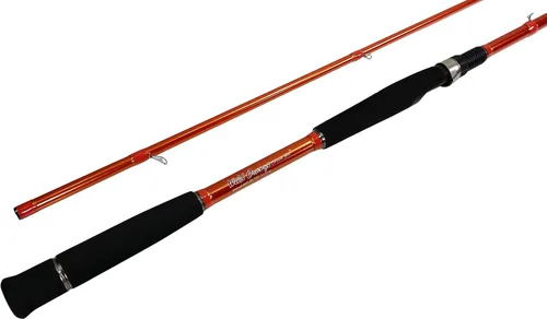 Miniatura 4 de Caña de pescar plegable de 2 piezas Spinning Wild Wild Orange Giant Size Salmon Steelhead