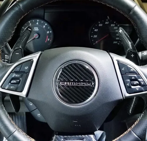 Miniatura 8 de iJDMTOY Extensiones de paleta grandes de fibra de carbono genuina negra compatibles con Chevy 2014-2019 C7 Corvette, Gen6 Camaro 2016 en adelante