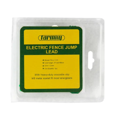 Miniatura 2 de cable puente para valla eléctrica, conector Energizer y alambre para cercado, Verde-1, 1
