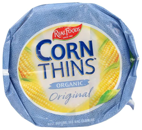 Miniatura 6 de Real Foods, Corn Thins Original Orgánico, 5.3 onzas