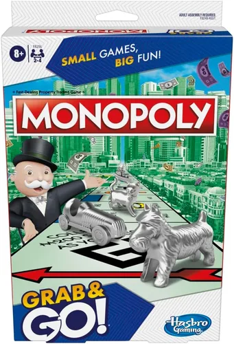 Miniatura 2 de Juego de viaje Grab 'N GO Monopoly