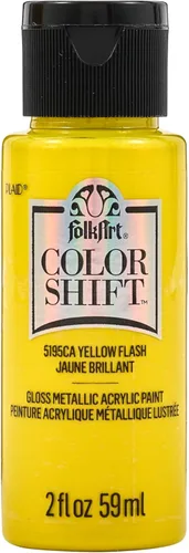 Miniatura 23 de FolkArt Pintura de cambio de color, 2 onzas, Plum Flash 2 Fl Oz Flash de ciruela