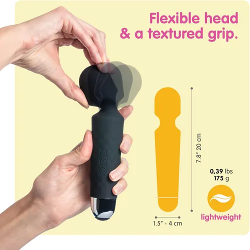 Miniatura 3 de Oliver James Varita vibradora para mujer Consolador vibrador silencioso con 20 patrones y 8 velocidades para placer sexual Juguetes sexuales