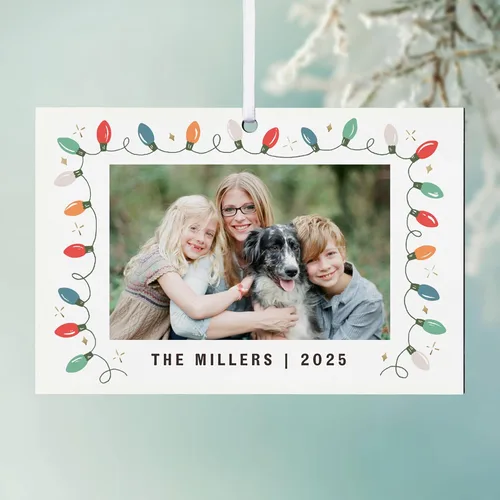 Miniatura 11 de Adorno de Navidad personalizado de Let's Make Memories - Sube tu foto - Adorno navideño conmemorativo 2025 para familia, pareja, amigo - Foto