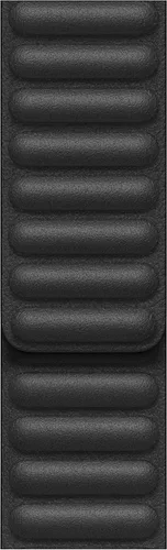Miniatura 2 de Apple - Correa de reloj, eslabones de piel (40 mm), negro, M/L