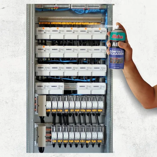 Miniatura 2 de Akfix Spray limpiador de contacto eléctrico A60 (2 x 12 oz.) – Limpiador de contacto electrónico, limpiador en seco para fundente y otros