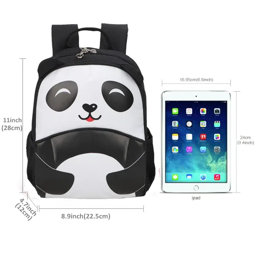 Miniatura 17 de Yodo, Bolsa para almuerzo aislada y mochila preescolar infantil, con correa de arnés de seguridad para niños o niñas, Dinosaur