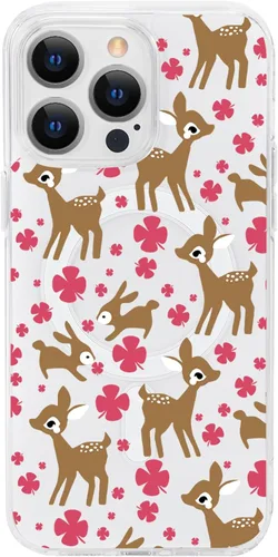 Miniatura 42 de Funda magnética de flores para iPhone 15 [compatible con MagSafe] Bonito patrón floral transparente a prueba de golpes
