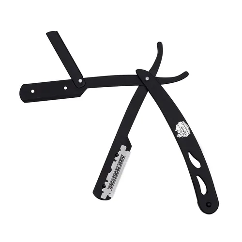 Miniatura 3 de the shave factory Factory - Kit de maquinilla de afeitar de borde recto, individual Maquinillas de afeitar de acero inoxidable para hombre