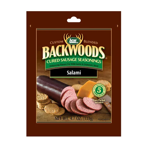 Miniatura 12 de LEM Products Backwoods Bratwurst – Salchicha curada con condimento, ideal para caza silvestre y carne doméstica, sazona hasta 25 libras de carne