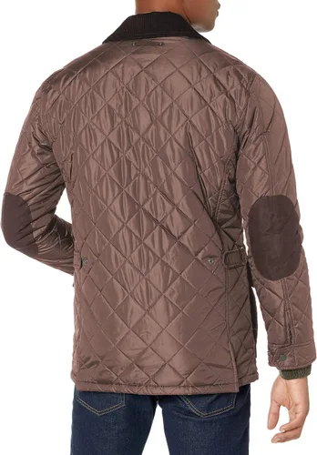 Miniatura 2 de Cole Haan Chaqueta acolchada de nailon para hombre con detalles de pana