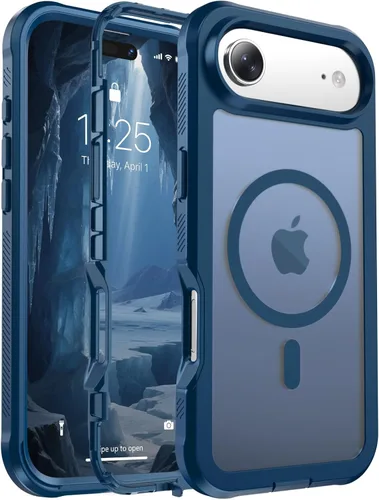 Miniatura 123 de jaroco - Funda magnética compatible con MagSafe para iPhone 11 de 6.1 pulgadas; protección de grado militar contra caídas, de doble capa