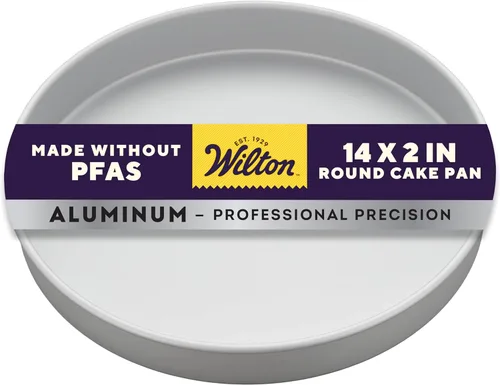 Miniatura 7 de Wilton Juego de moldes redondos de aluminio, 4 piezas para pasteles en capas, duradero, calentamiento uniforme, resistente al óxido, utensilios