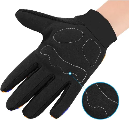 Miniatura 5 de Accmor Guantes de ciclismo para niños, guantes de pesca para niños de 4 a 10 años, guantes deportivos para niños y niñas, transpirables