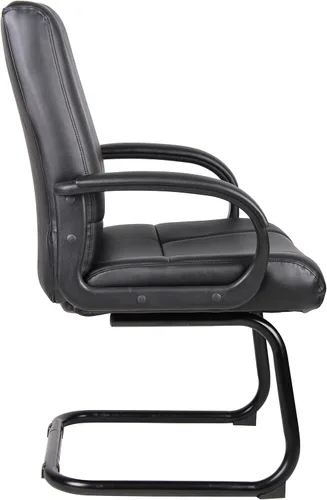 Miniatura 6 de Boss Office Products Coressoft B7909 - Silla de invitados con respaldo medio, color negro, 250