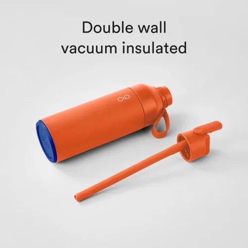 Miniatura 3 de Ocean Bottle Go - Botella de agua de acero inoxidable de 17 onzas, reutilizable y sostenible, mantiene las bebidas frías y calientes, regalo