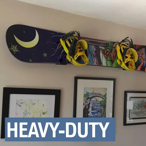 Miniatura 4 de StoreYourBoard - Soporte de pared para tabla de surf, 4 niveles para tabla de surf, soporte para tabla de surf, colgador de tabla de surf ajustable