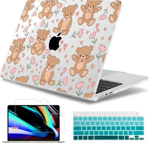 Miniatura 16 de May Chen para M4 MacBook Air de 13.6 pulgadas Funda 2025 2024 2023 2022 Modelos: A3240 A3113 M3 A2681 M2, Carcasa de plástico rígido para MacBook