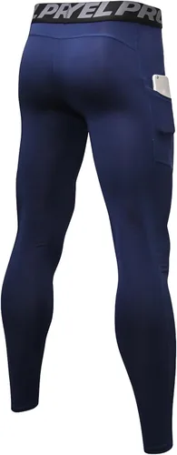 Miniatura 49 de SPVISE Pantalones de compresión para hombre, leggings para deportes, gimnasio, mallas atléticas frescas y secas, capa base para correr, fútbol