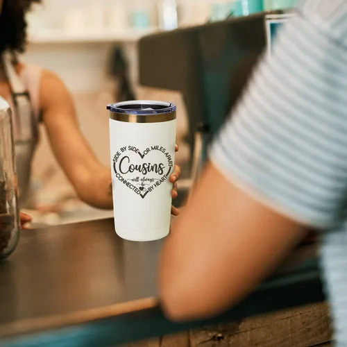 Miniatura 5 de Regalos para Primas Vaso Térmico para Mujer, Regalos de Cumpleaños para Prima Mujer, Regalos de Navidad para Primas para Mujeres, Mejor Regalo
