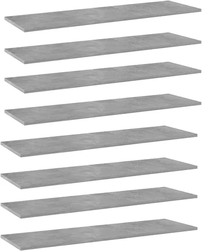 Miniatura 20 de Tableros de estantería 8 piezas, tablones de repuesto para estantería, estante de madera, estante de melamina, madera sin terminar, para renovar