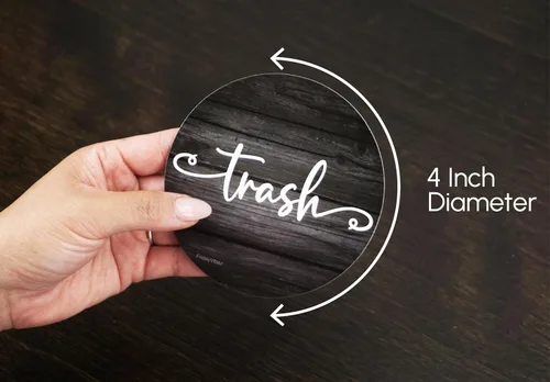 Miniatura 2 de Imanes de Reciclaje y Basura Estilo Granja para Botes de Basura de Cocina y Contenedores de Reciclaje, Combo de Imanes de Basura y Reciclaje
