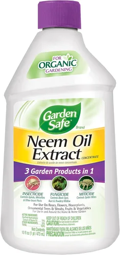 Miniatura 13 de Garden Safe Extracto de aceite de neem concentrado, para jardinería orgánica, fungicida, insecticida, acaricida, aceite de neem para plantas, 10