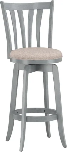Miniatura 11 de Hillsdale Savana Taburete de cocina de madera, 29.5 pulgadas de alto, negro
