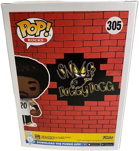 Miniatura 3 de Snoop Dogg White Steelers Jesrsey - Figura de vinilo exclusiva