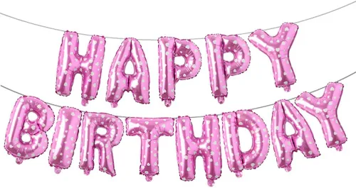 Miniatura 12 de Globos de cumpleaños con texto en inglés «Happy Birthday», de papel de aluminio para decoración (idioma español no garantizado), Azul Start