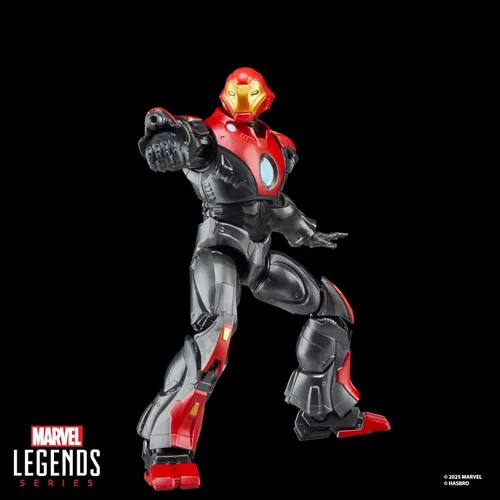 Miniatura 5 de Serie Marvel Legends Ultimate Iron Man, Figura de acción coleccionable de 6 pulgadas inspirada en cómics con accesorio de cómic a