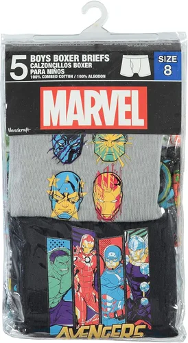 Miniatura 2 de Marvel Boys' Avengers 5 Pack Boxer Briefs