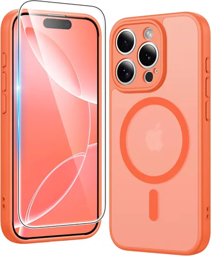 Miniatura 1649 de FNTCASE Funda para iPhone 13 Pro-Max: Fundas magnéticas transparentes compatibles con Magsafe Slim anti amarillamiento protección contra caídas
