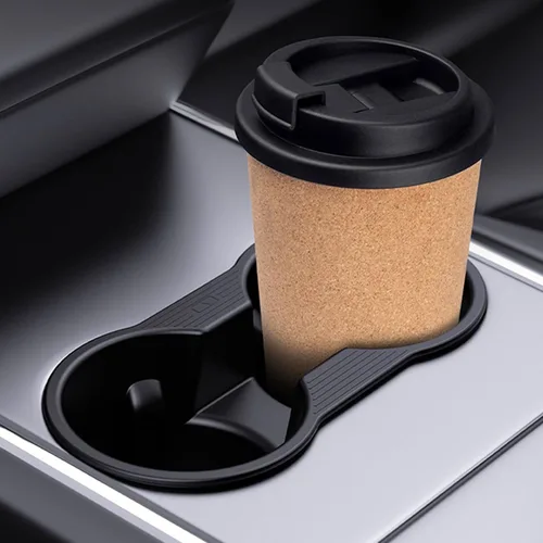 Miniatura 2 de Inserto de silicona para portavasos de coche - negro - auto - portavasos - silicona y plástico - 7.244 in x 3.346 in