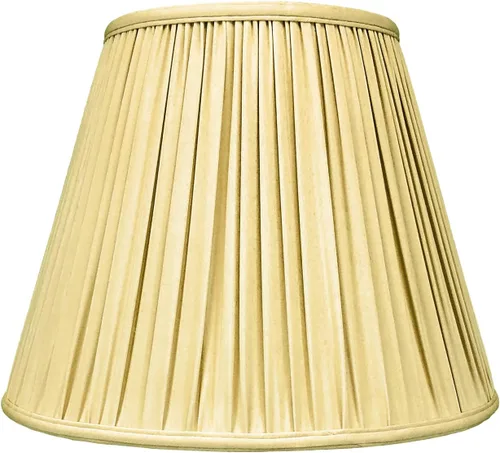 Miniatura 2 de Royal Designs Deep Empire - Pantalla plisada para lámpara básica, oro antiguo, 6 x 12 x 9.25 pulgadas