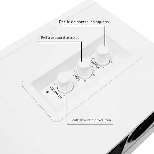 Miniatura 5 de BT16 - Altavoces activos para estantería de 3.5 pulgadas con tweeter de 1 pulgada, 60 W RMS-Bluetooth 5.3, DAC USB integrado de 24 bits dinámico