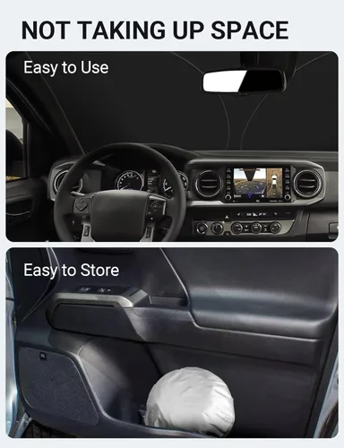 Miniatura 477 de Proadsy Parasol plegable para parabrisas delantero 2026, ajuste personalizado, accesorios para CRV SUV LX EX EX-L EX-L Navi Touring 2017-2022