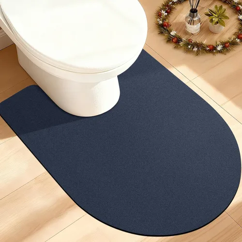 Miniatura 10 de ACCUMTEK Alfombrilla de Baño Ultra Delgada, Alfombrillas de Baño Antideslizantes con Respaldo Mejorado para Colocar Bajo la Puerta, Alfombras