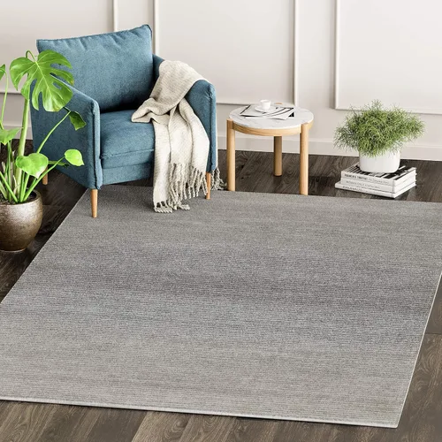 Abani Rugs Vista Collection - Alfombra minimalista a rayas, rústica, resistente, contemporánea, con acento de estilo moderno, hecha en Turquía,