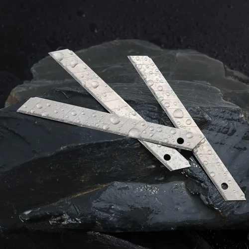 Miniatura 6 de Cuchillas a presión de 0.354 in, paquete de 50, ángulo de corte de 60 grados, cuchillas de repuesto para cuchillos utilitarios de 0.354 in
