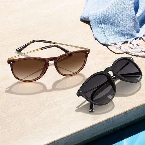 Miniatura 8 de CARFIA Gafas de sol de moda para mujer, polarizadas, protección UV, estilo clásico retro, CA5100