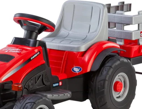Miniatura 2 de Tractor pequeño y remolque Peg Perego Case IH