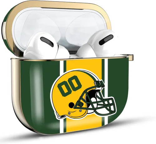 Miniatura 2 de Funda personalizada para casco de fútbol americano con nombre y número para AirPods Pro de 3ª generación Pro 2 (2019 2021 2022) Funda protectora