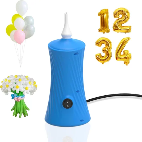 Balloon Pump Electric Air Pump for Long Balloon Inflator Blower Machine for Birthday Party Celebration Balloons Decorations for Twisty Animal