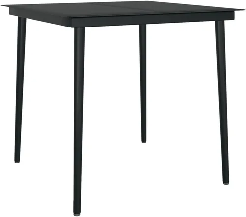 Miniatura 6 de Ensemble de Jardin Salon de 2 Places avec Table en Verre, Mobilier de Jardin Résistant aux Intempéries en Rotin Synthétique Beige et Noir Pour