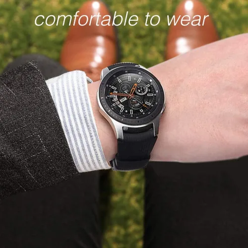 Miniatura 6 de HSWAI Compatible con Samsung Galaxy Watch de 1.81 pulgadas, Gear S3 Frontier, bandas de reloj clásicasGalaxy Watch 3 bandas de 1.772 pulgadas, 0.872