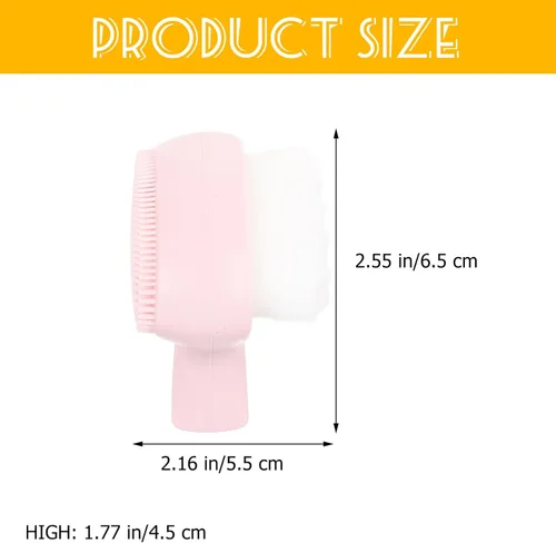 Miniatura 2 de Beaupretty Cepillo de limpieza facial de silicona de doble cara Cepillo limpiador facial Cepillo de lavado facial Cepillo de limpieza facial Cepillo